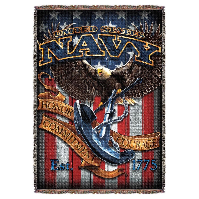 U.S Navy Fighting Eagle Blanket