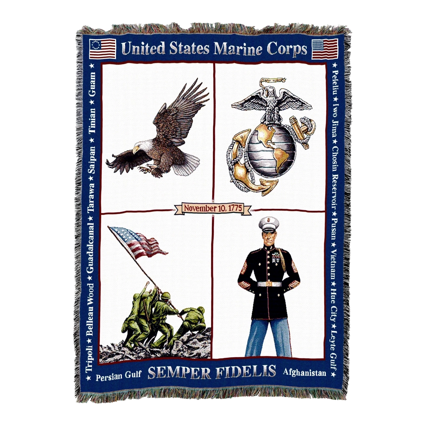 Semper Fidelis Tribute Blanket