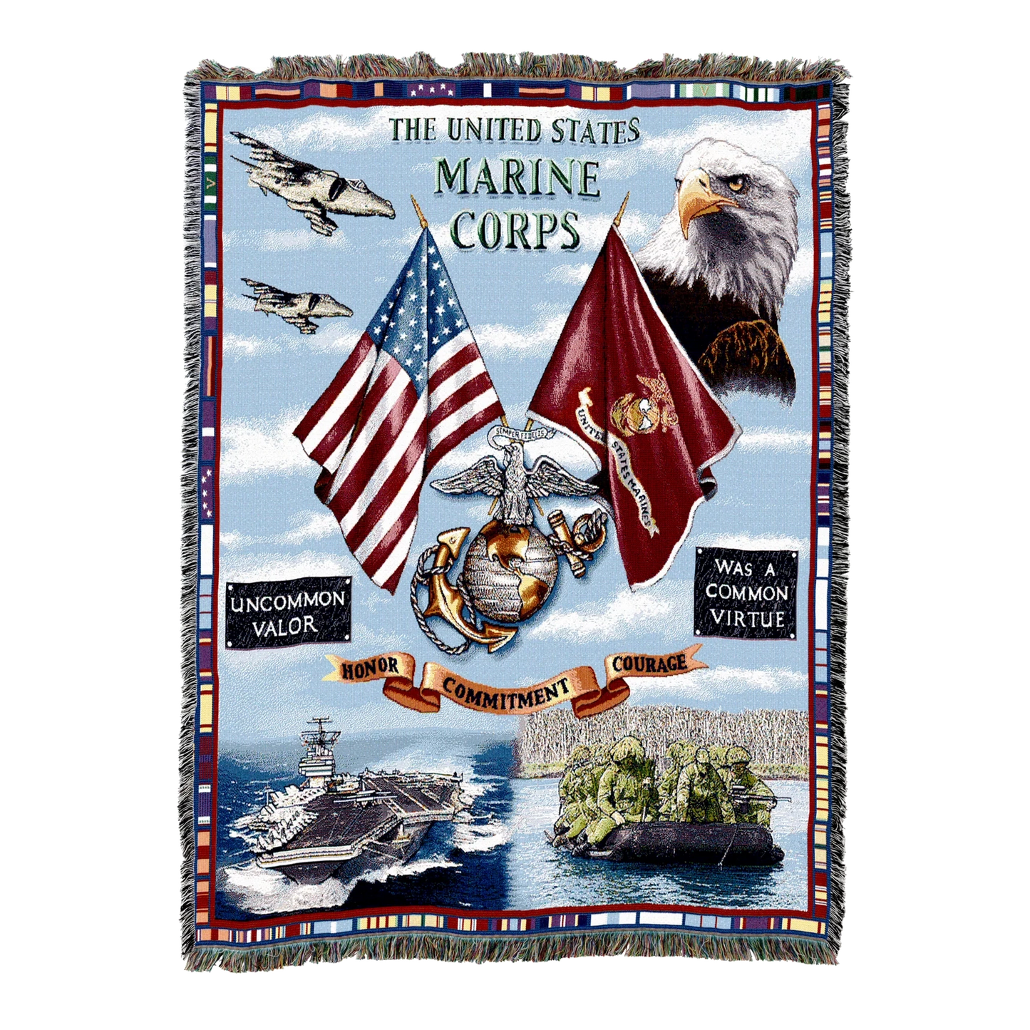 Honor, Commitment & Courage Blanket