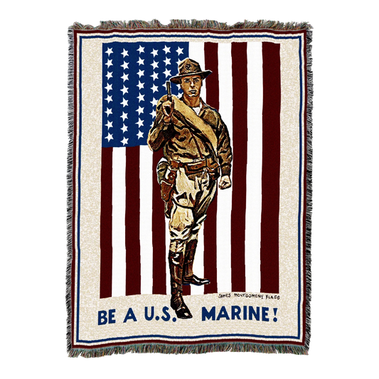 Be a U.S. Marine! Blanket