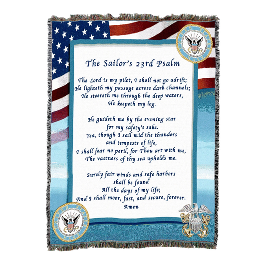 The Sailor’s 23rd Psalm Blanket