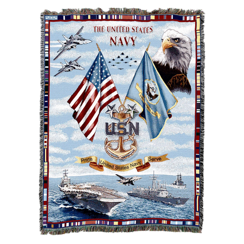 Navy Honor & Pride Blanket