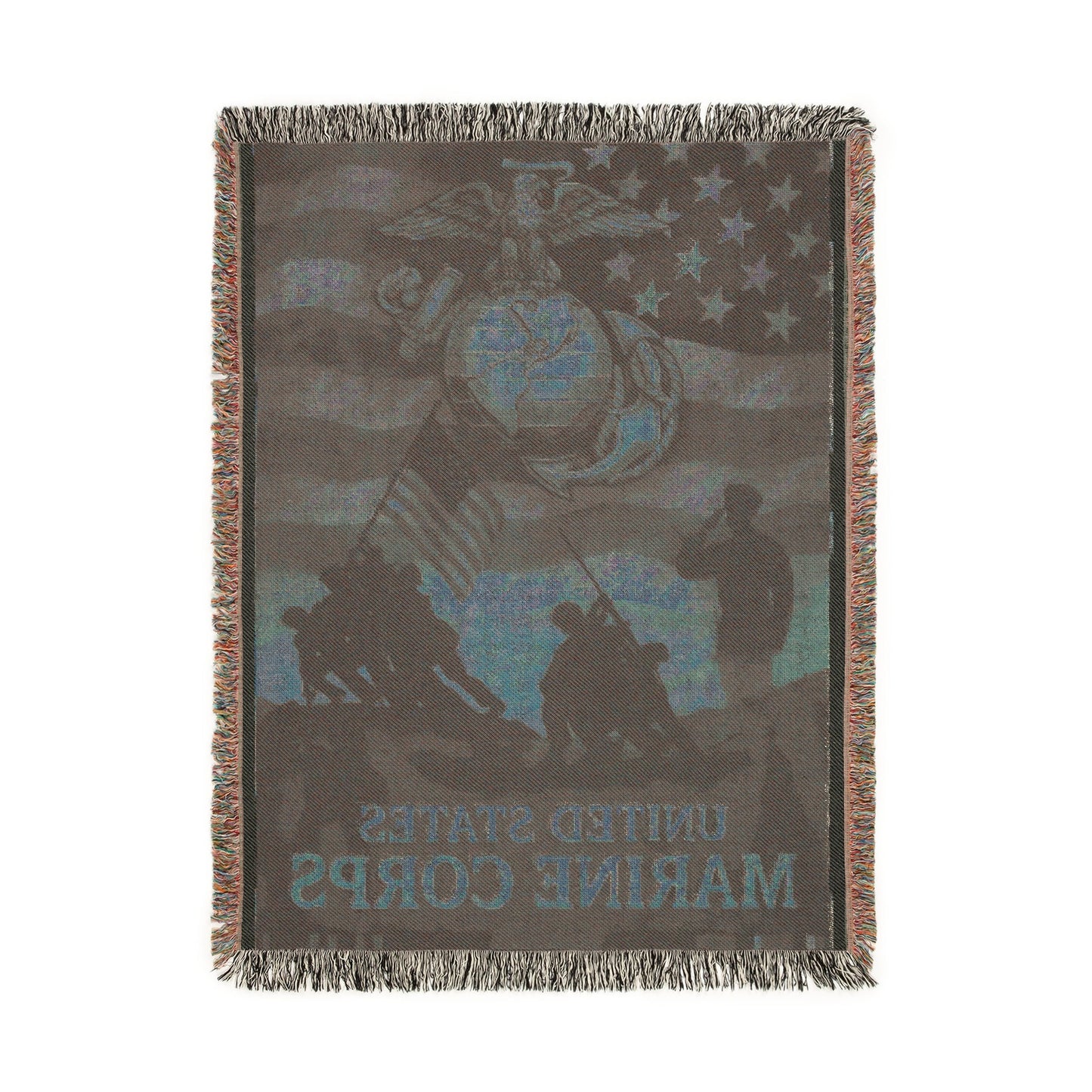 Marine Corps Woven Blanket