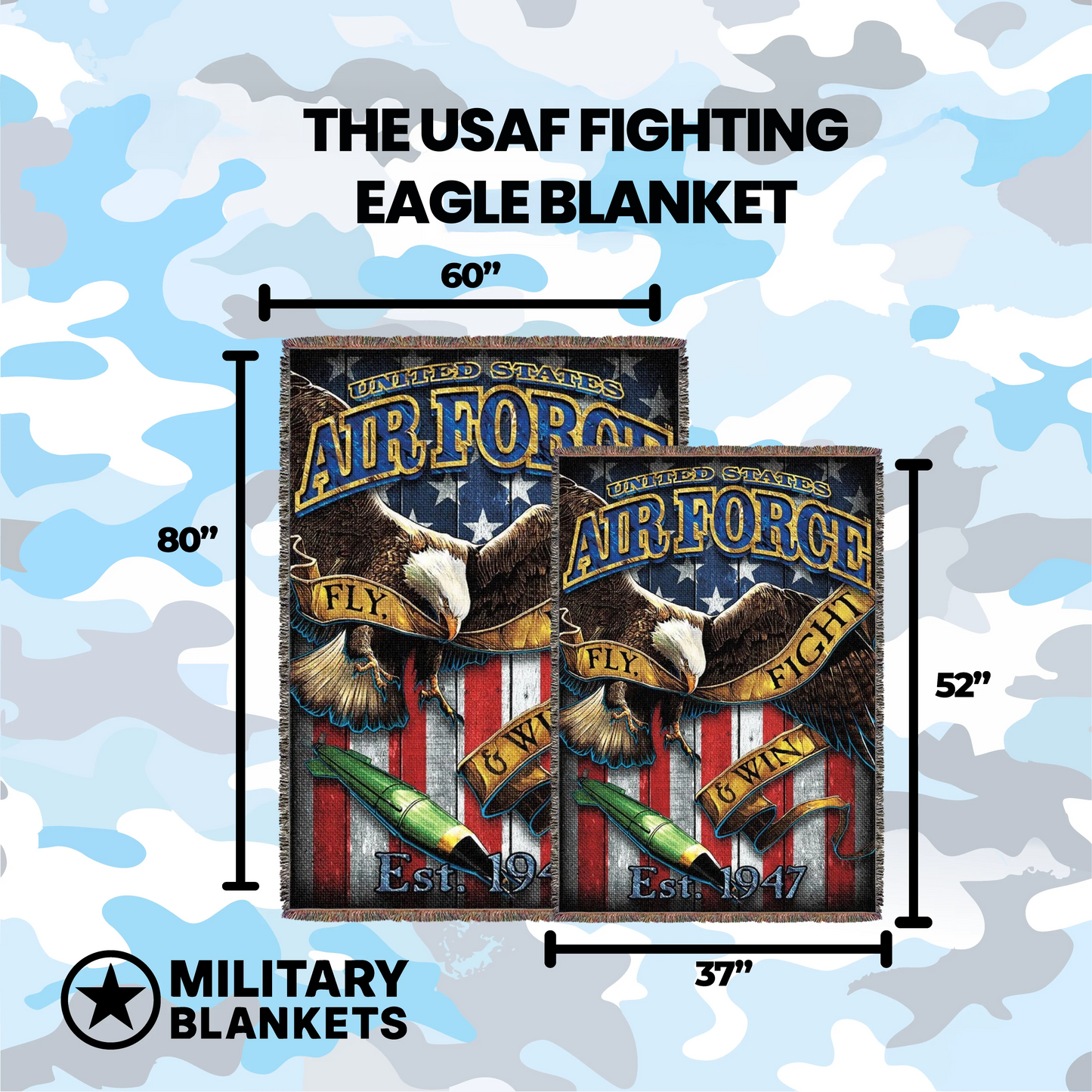 The Fighting Eagle Blankets