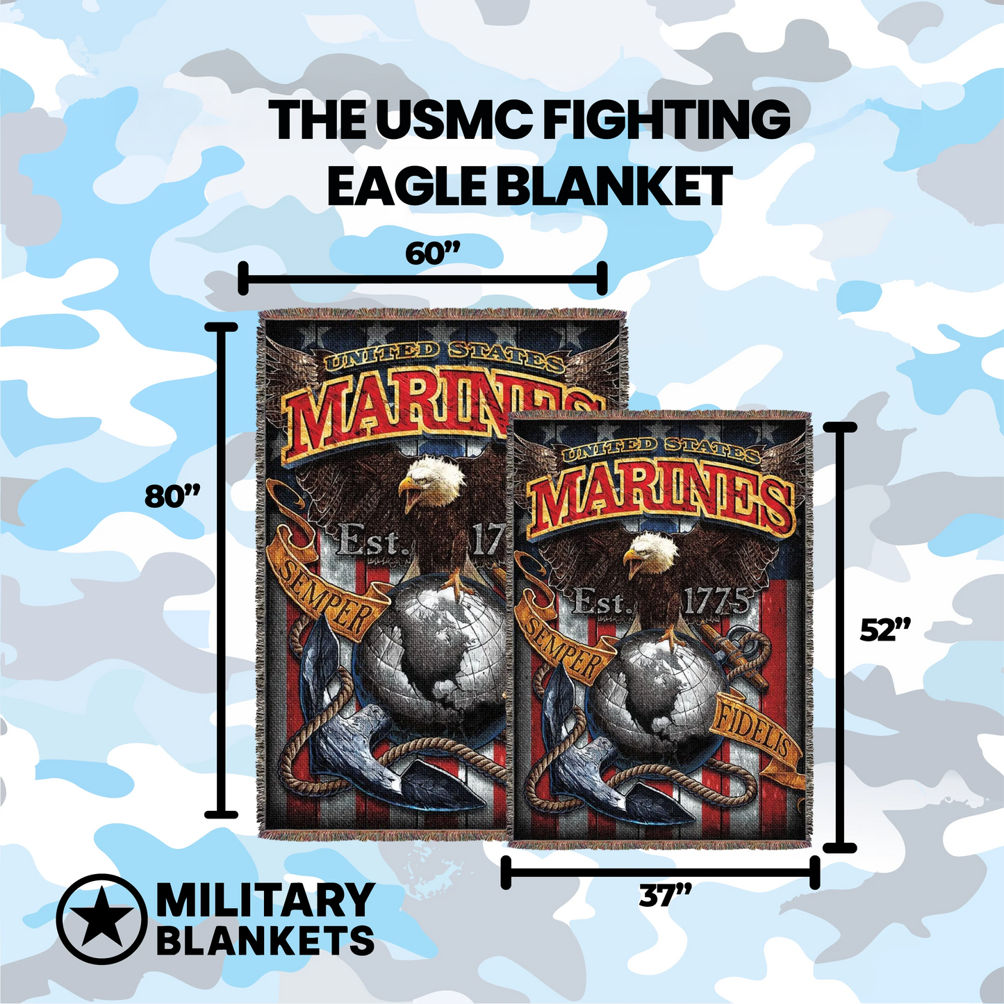 The Fighting Eagle Blankets
