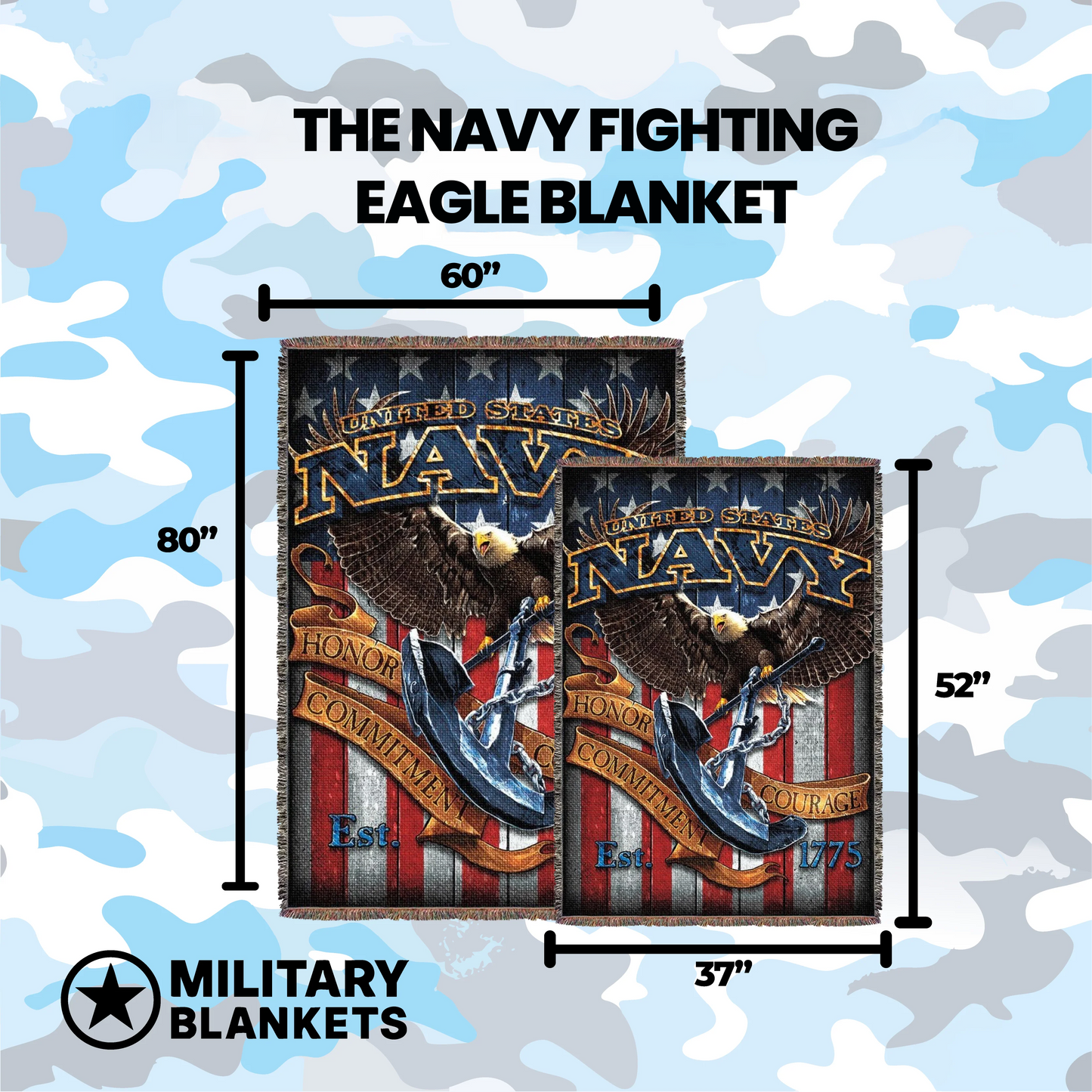 The Fighting Eagle Blankets