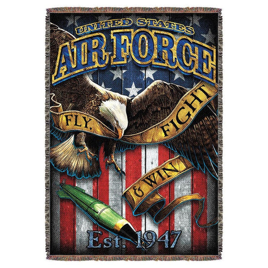 USAF Fighting Eagle Blanket