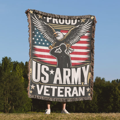 Proud U.S Army Veteran Blanket